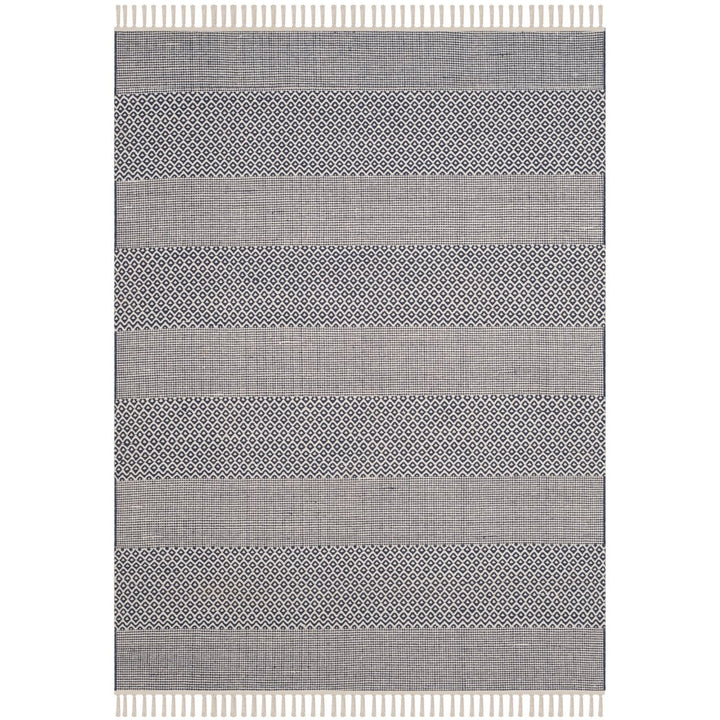 SAFAVIEH Montauk MTK330B Handwoven Ivory / Navy Rug Image 9