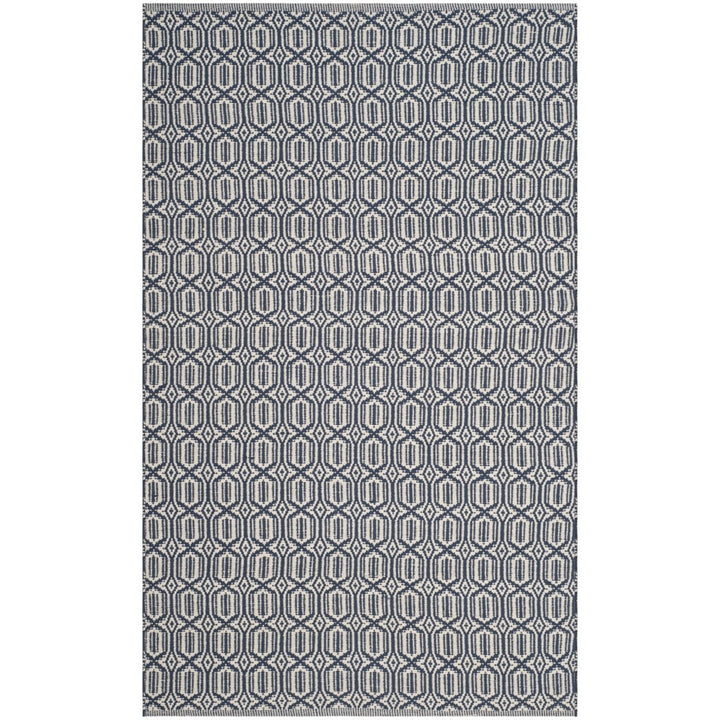 SAFAVIEH Montauk MTK333B Handwoven Ivory / Navy Rug Image 1