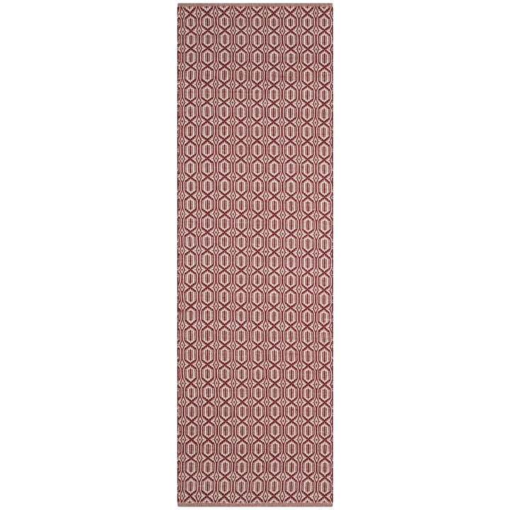 SAFAVIEH Montauk MTK333C Handwoven Ivory / Red Rug Image 1