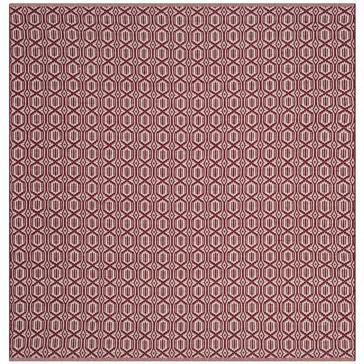 SAFAVIEH Montauk MTK333C Handwoven Ivory / Red Rug Image 1