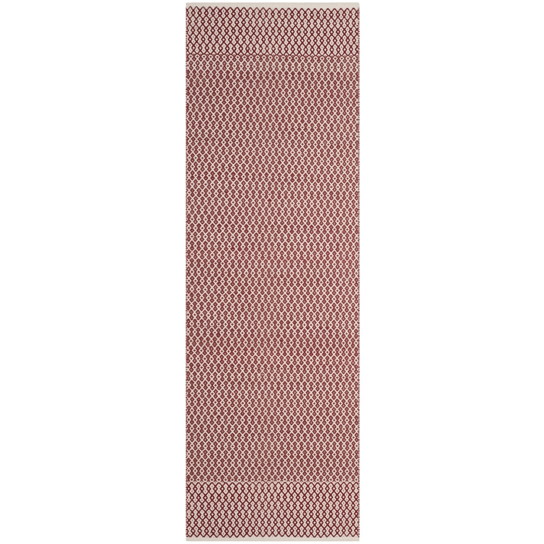 SAFAVIEH Montauk MTK339C Handwoven Ivory / Red Rug Image 2