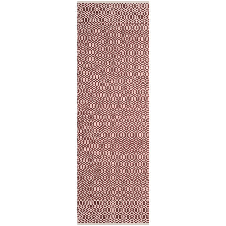 SAFAVIEH Montauk MTK339C Handwoven Ivory / Red Rug Image 1