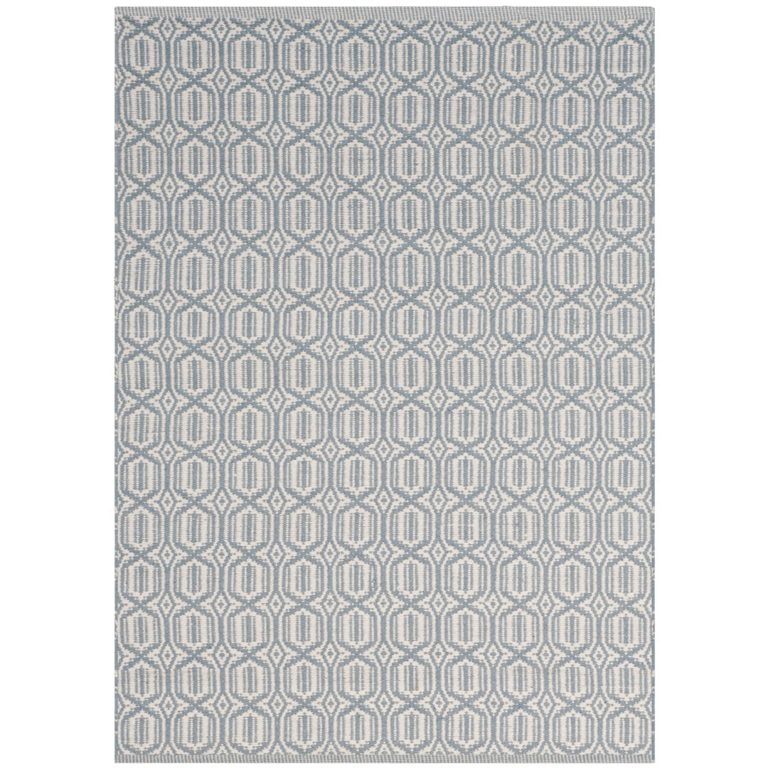 SAFAVIEH Montauk MTK333L Handwoven Ivory / Blue Rug Image 1