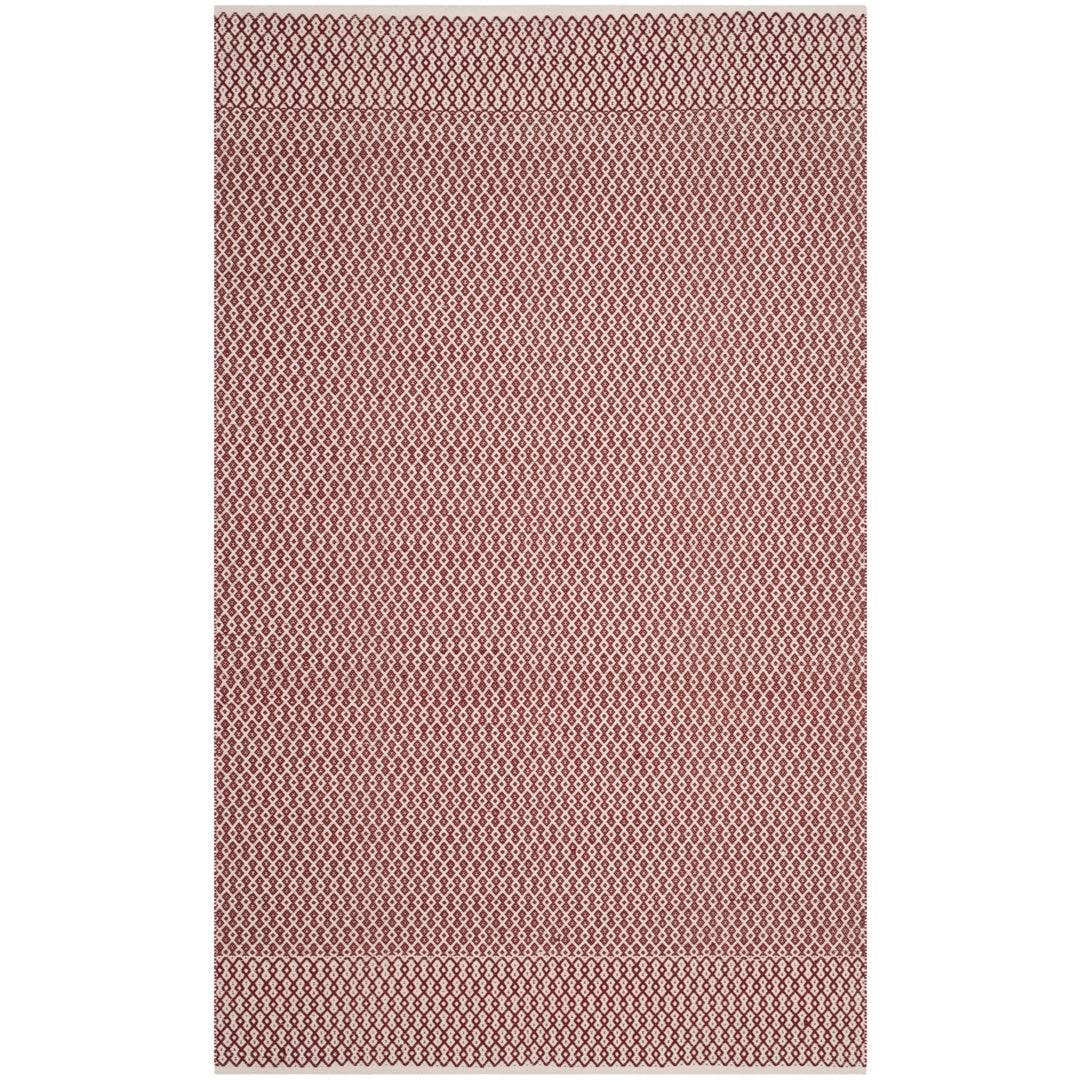 SAFAVIEH Montauk MTK339C Handwoven Ivory / Red Rug Image 7