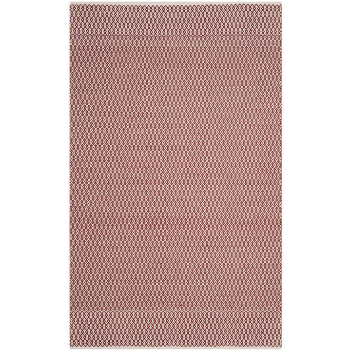 SAFAVIEH Montauk MTK339C Handwoven Ivory / Red Rug Image 1