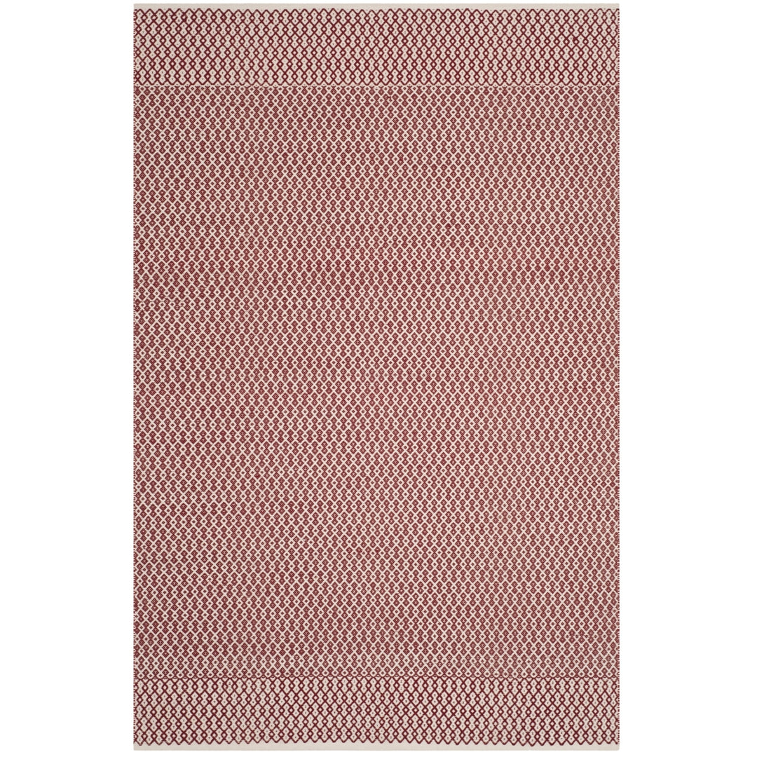 SAFAVIEH Montauk MTK339C Handwoven Ivory / Red Rug Image 8