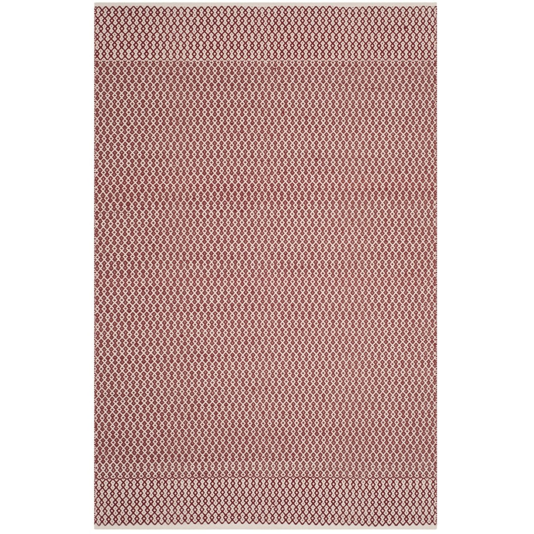 SAFAVIEH Montauk MTK339C Handwoven Ivory / Red Rug Image 1