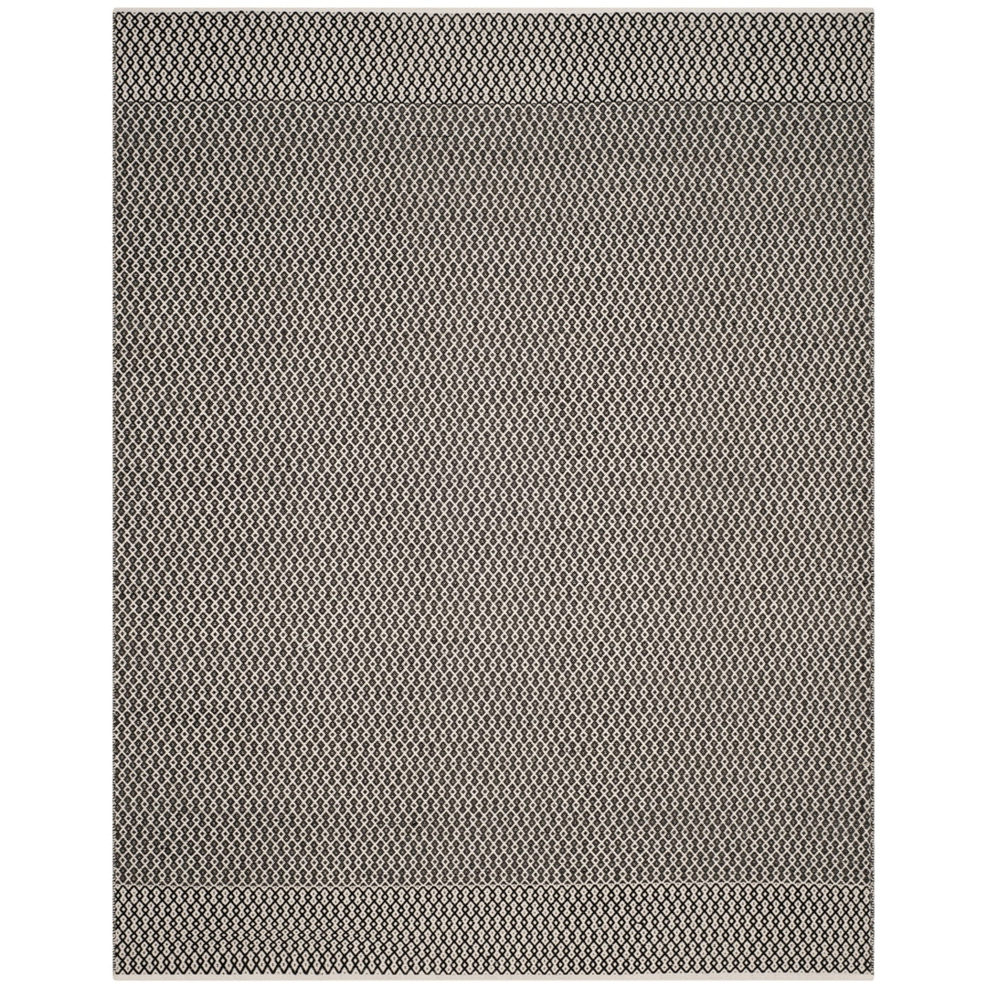 SAFAVIEH Montauk MTK339D Handwoven Ivory / Black Rug Image 1