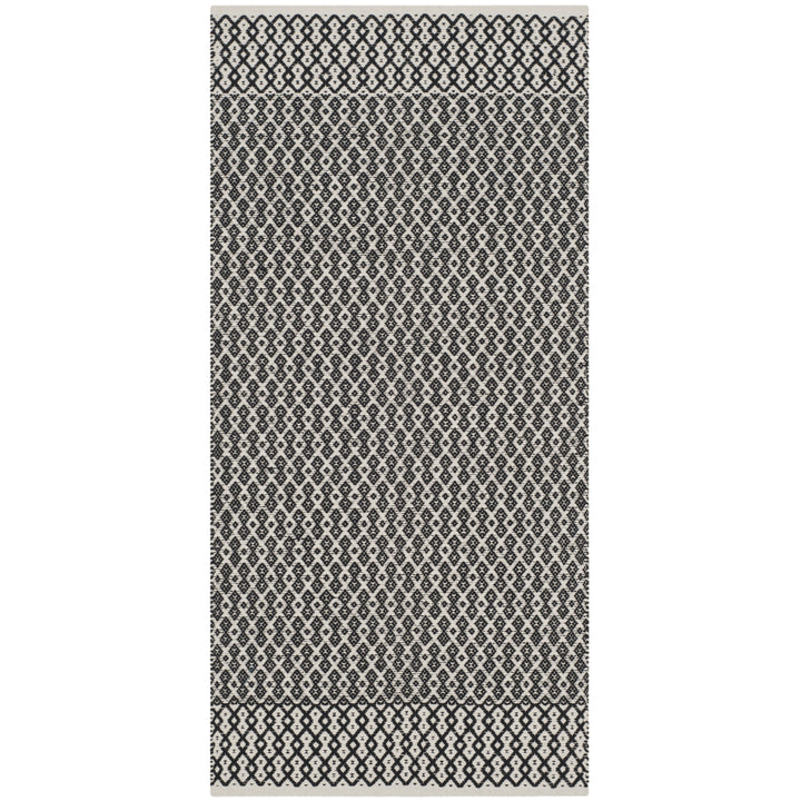 SAFAVIEH Montauk MTK339D Handwoven Ivory / Black Rug Image 5