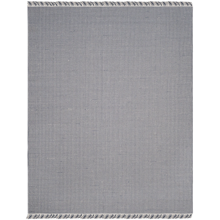 SAFAVIEH Montauk MTK340B Handwoven Ivory / Navy Rug Image 1