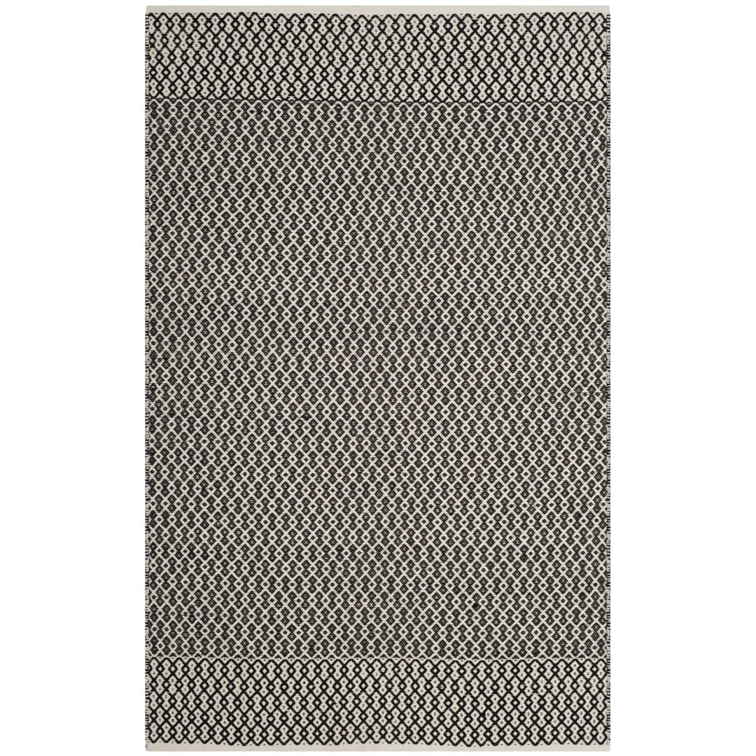 SAFAVIEH Montauk MTK339D Handwoven Ivory / Black Rug Image 7