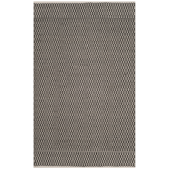 SAFAVIEH Montauk MTK339D Handwoven Ivory / Black Rug Image 9