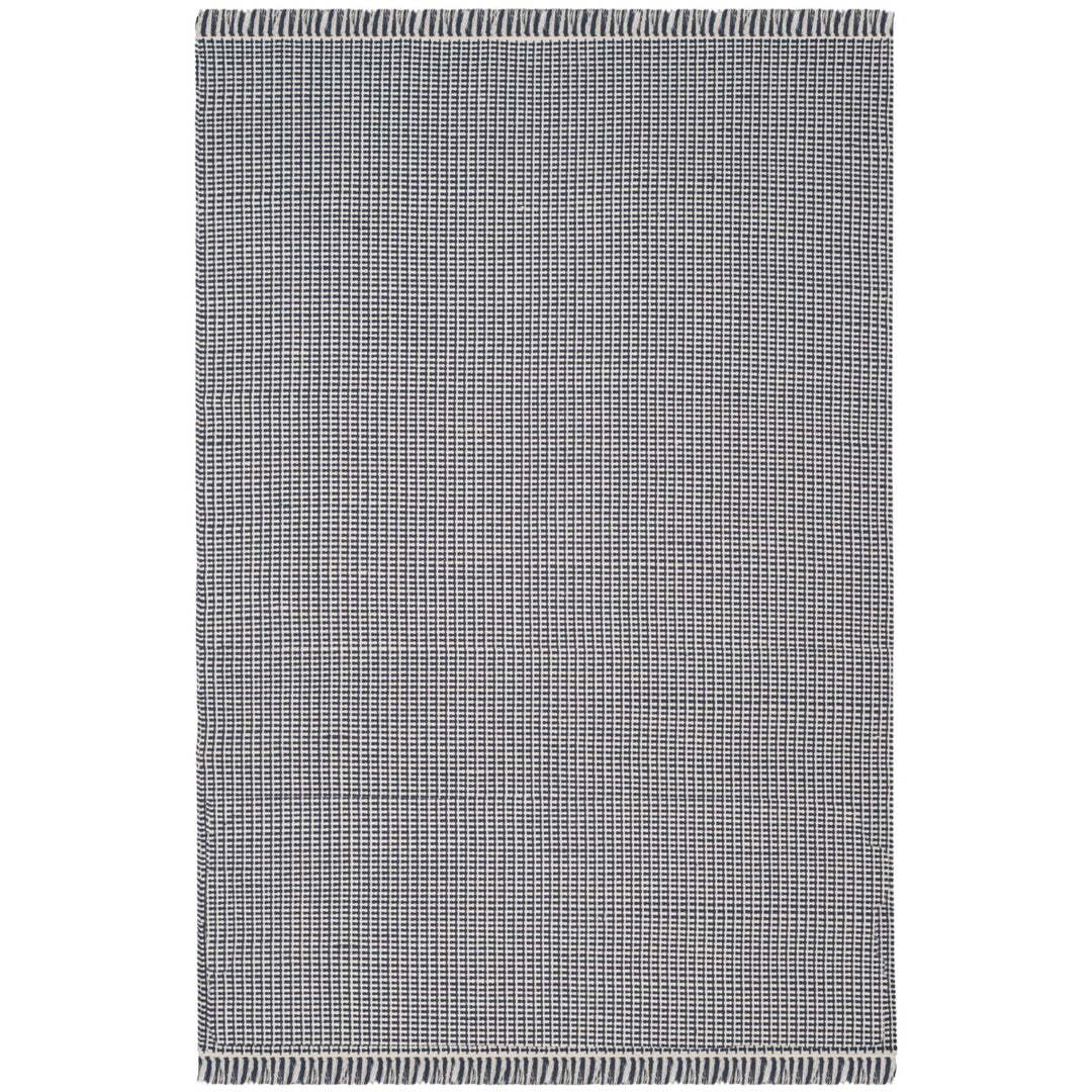 SAFAVIEH Montauk MTK340B Handwoven Ivory / Navy Rug Image 1