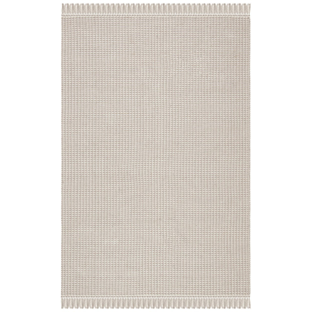 SAFAVIEH Montauk MTK340A Handwoven Ivory / Grey Rug Image 1