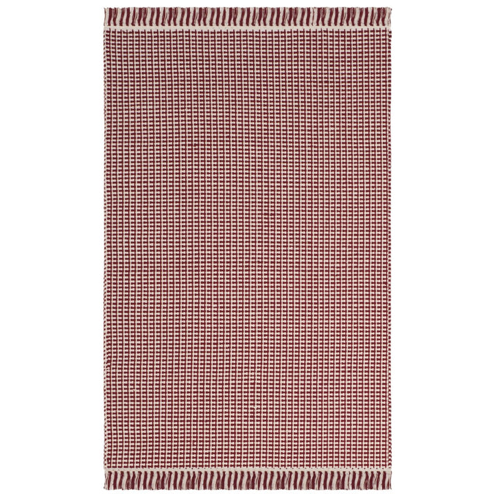 SAFAVIEH Montauk MTK340C Handwoven Ivory / Red Rug Image 1