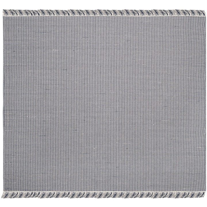 SAFAVIEH Montauk MTK340B Handwoven Ivory / Navy Rug Image 1