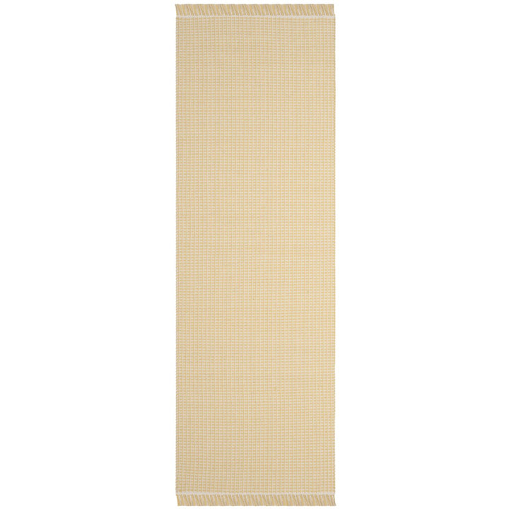 SAFAVIEH Montauk MTK340E Handwoven Ivory / Yellow Rug Image 1