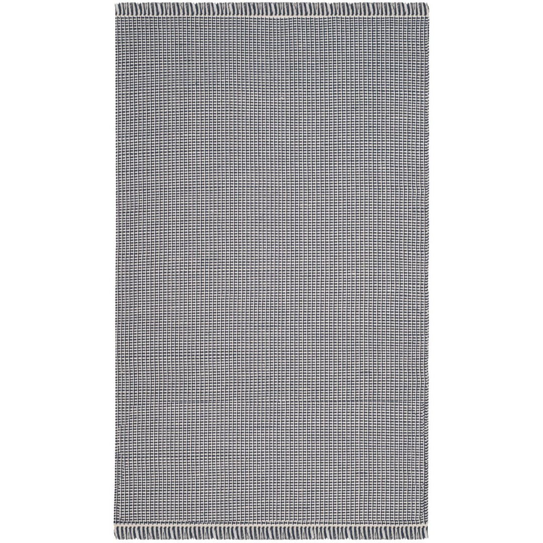 SAFAVIEH Montauk MTK340B Handwoven Ivory / Navy Rug Image 1