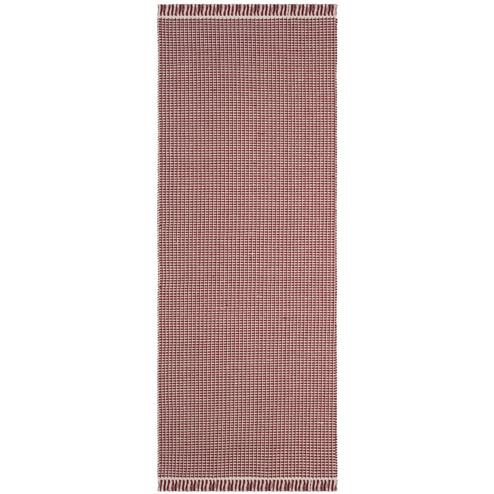 SAFAVIEH Montauk MTK340C Handwoven Ivory / Red Rug Image 1