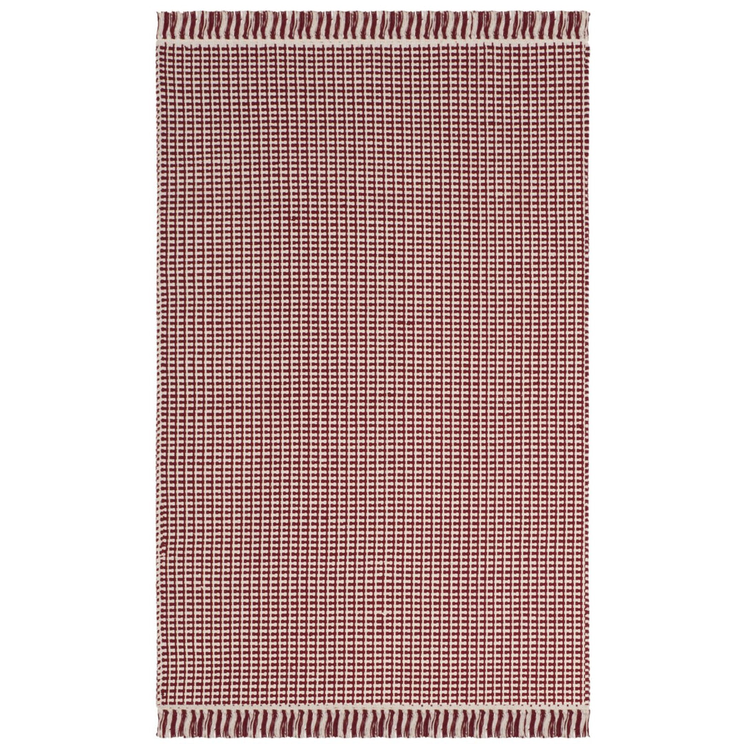 SAFAVIEH Montauk MTK340C Handwoven Ivory / Red Rug Image 1