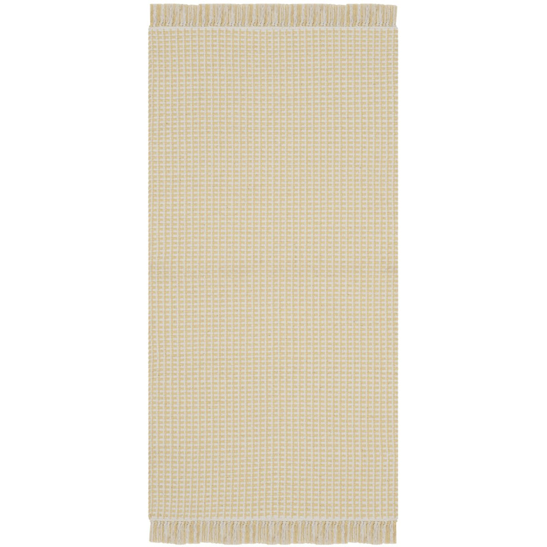 SAFAVIEH Montauk MTK340E Handwoven Ivory / Yellow Rug Image 1