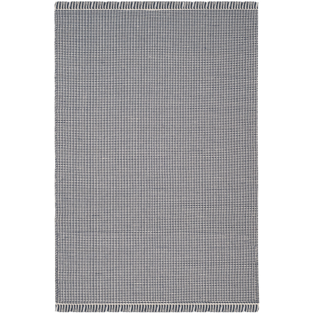 SAFAVIEH Montauk MTK340B Handwoven Ivory / Navy Rug Image 11