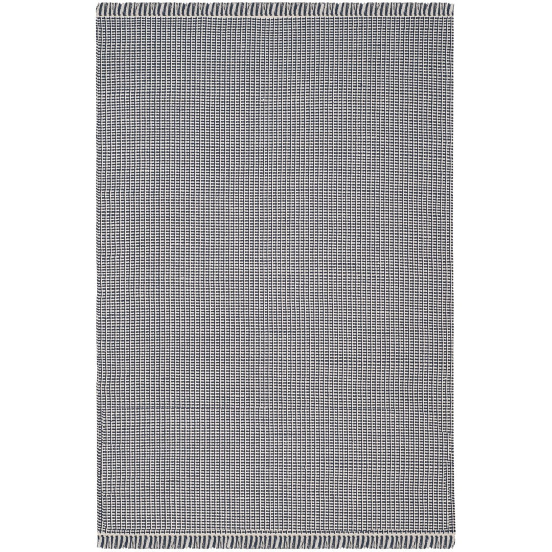 SAFAVIEH Montauk MTK340B Handwoven Ivory / Navy Rug Image 1