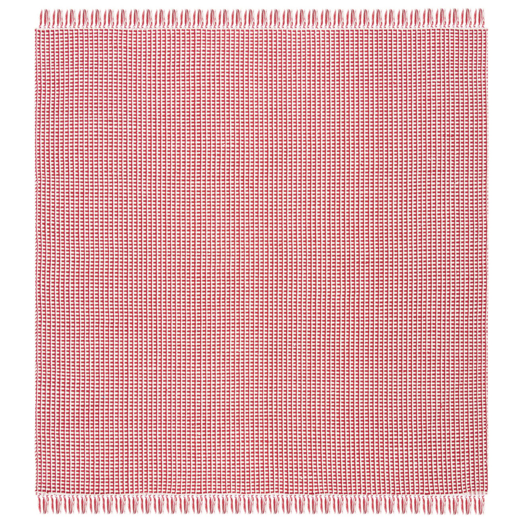 SAFAVIEH Montauk MTK340C Handwoven Ivory / Red Rug Image 1