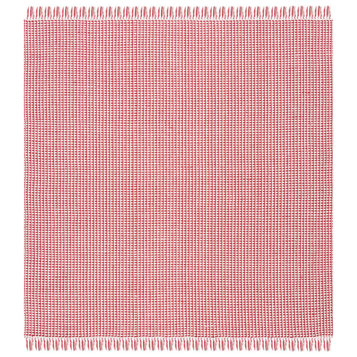 SAFAVIEH Montauk MTK340C Handwoven Ivory / Red Rug Image 1