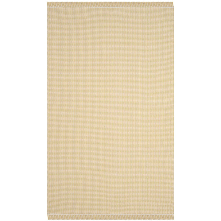 SAFAVIEH Montauk MTK340E Handwoven Ivory / Yellow Rug Image 1