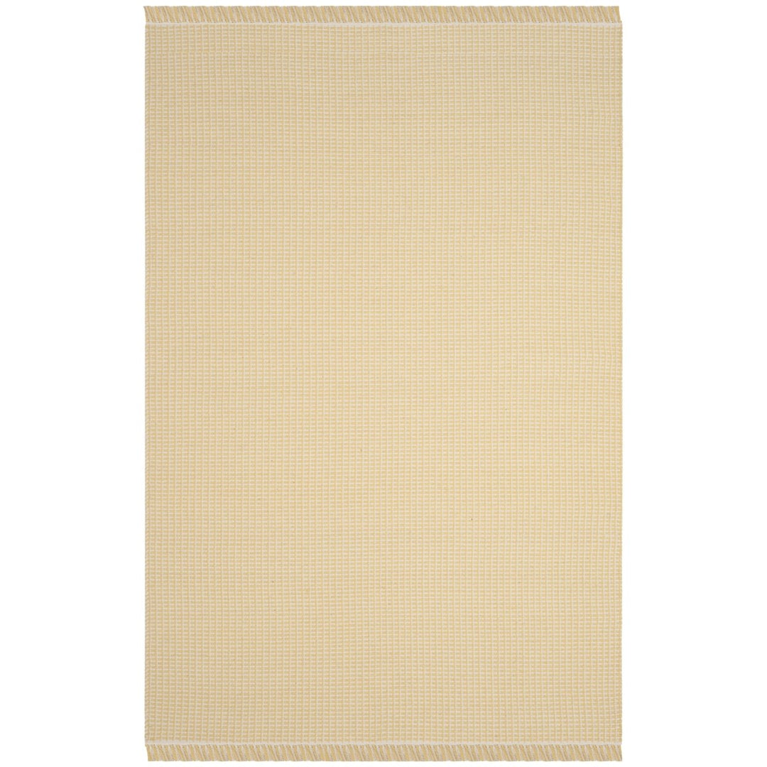 SAFAVIEH Montauk MTK340E Handwoven Ivory / Yellow Rug Image 1