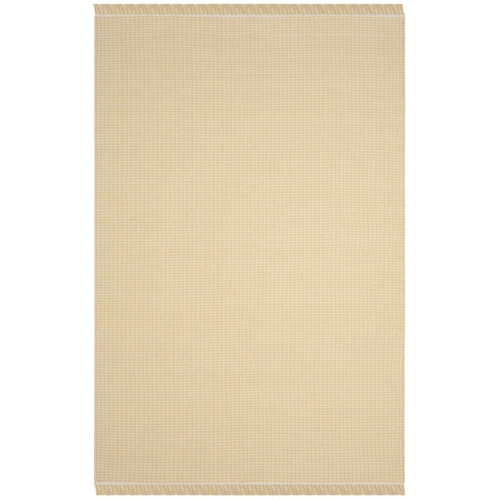 SAFAVIEH Montauk MTK340E Handwoven Ivory / Yellow Rug Image 1