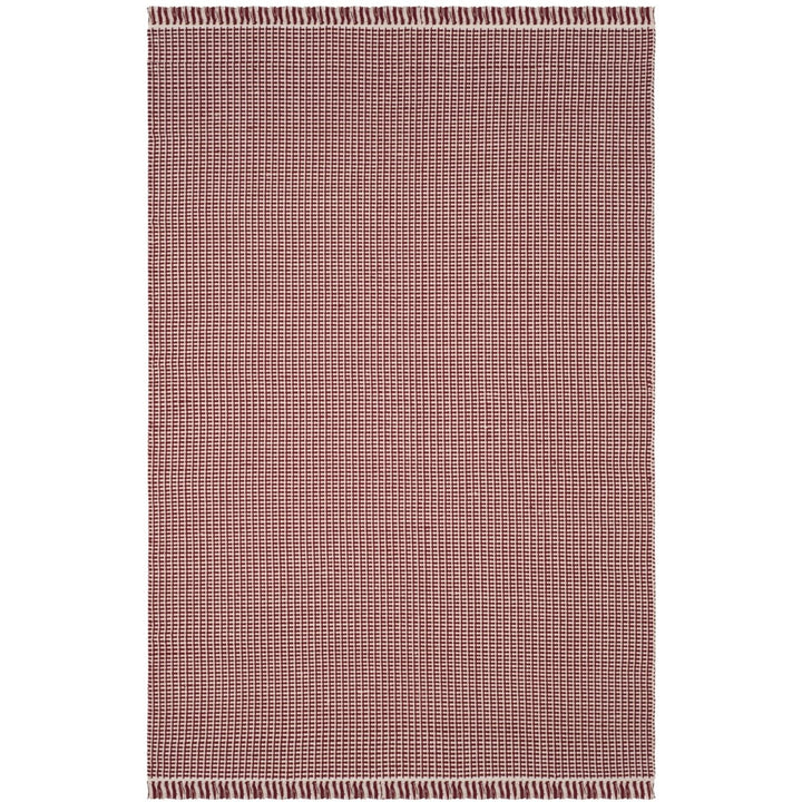 SAFAVIEH Montauk MTK340C Handwoven Ivory / Red Rug Image 1