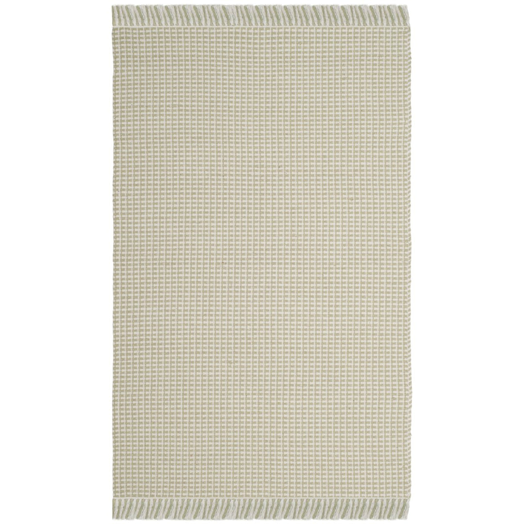 SAFAVIEH Montauk MTK340G Handwoven Ivory / Green Rug Image 1