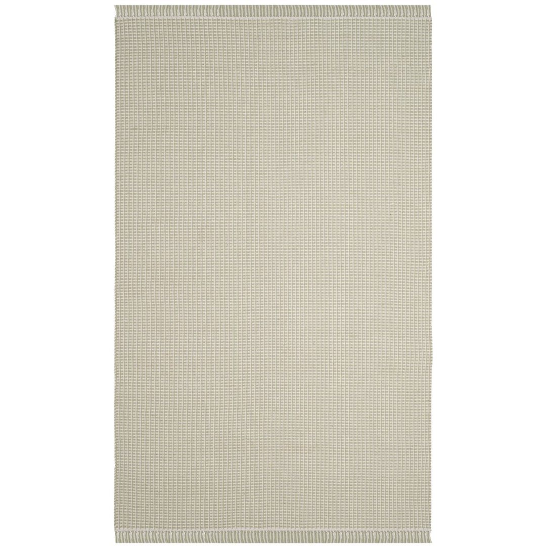 SAFAVIEH Montauk MTK340G Handwoven Ivory / Green Rug Image 1