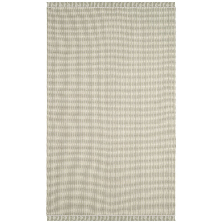 SAFAVIEH Montauk MTK340G Handwoven Ivory / Green Rug Image 1