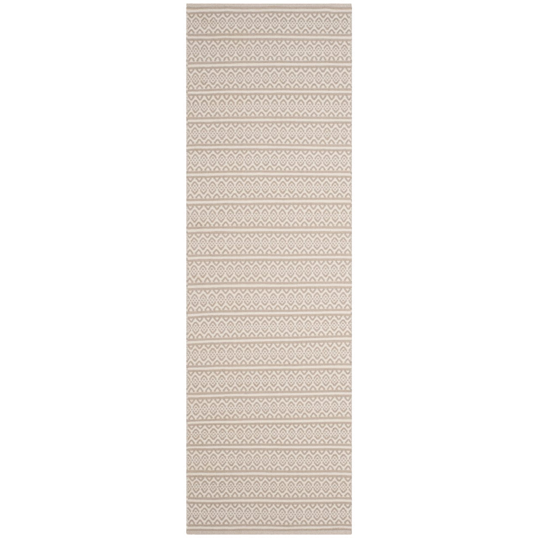 SAFAVIEH Montauk MTK341A Handwoven Ivory / Grey Rug Image 1