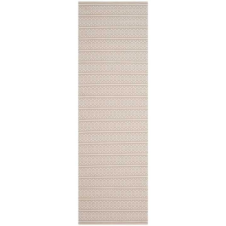 SAFAVIEH Montauk MTK341A Handwoven Ivory / Grey Rug Image 1