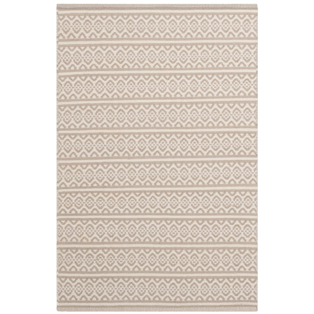 SAFAVIEH Montauk MTK341A Handwoven Ivory / Grey Rug Image 1