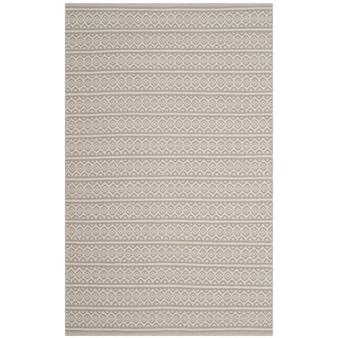 SAFAVIEH Montauk MTK341A Handwoven Ivory / Grey Rug Image 1