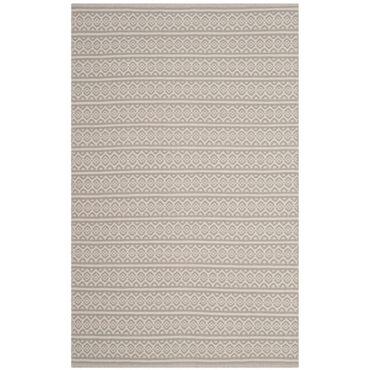 SAFAVIEH Montauk MTK341A Handwoven Ivory / Grey Rug Image 1