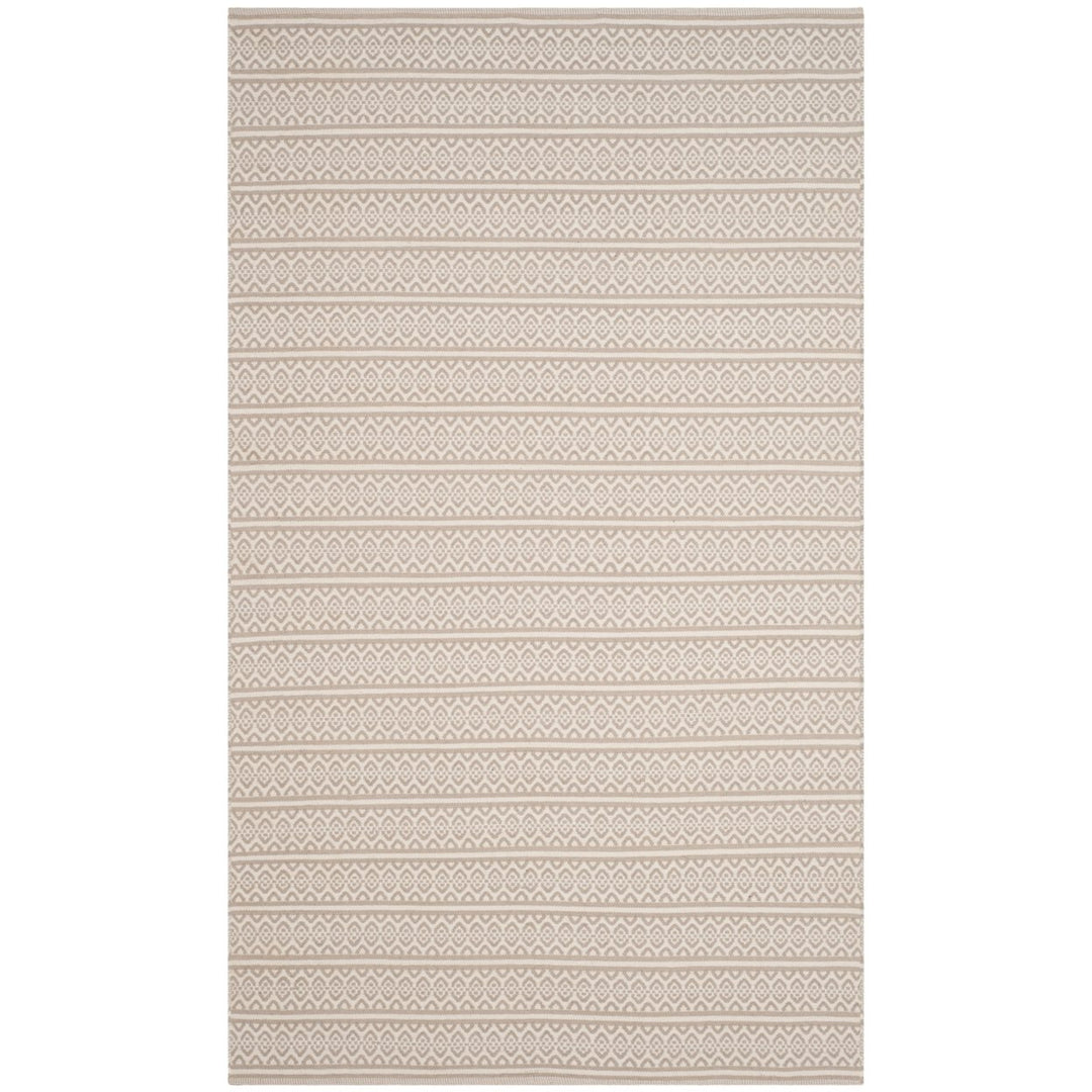 SAFAVIEH Montauk MTK341A Handwoven Ivory / Grey Rug Image 1