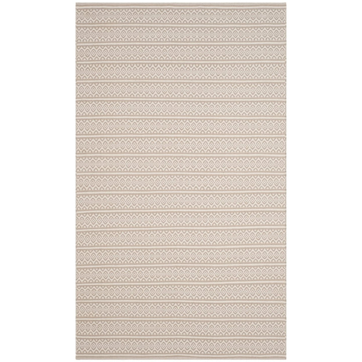 SAFAVIEH Montauk MTK341A Handwoven Ivory / Grey Rug Image 1