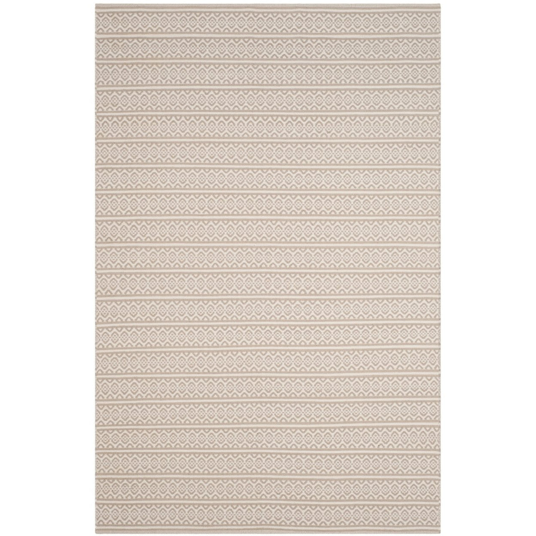 SAFAVIEH Montauk MTK341A Handwoven Ivory / Grey Rug Image 1