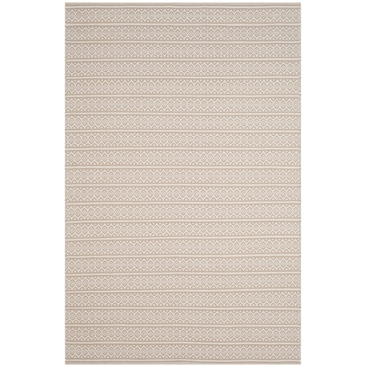 SAFAVIEH Montauk MTK341A Handwoven Ivory / Grey Rug Image 1