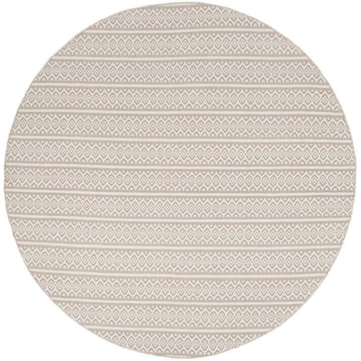 SAFAVIEH Montauk MTK341A Handwoven Ivory / Grey Rug Image 1