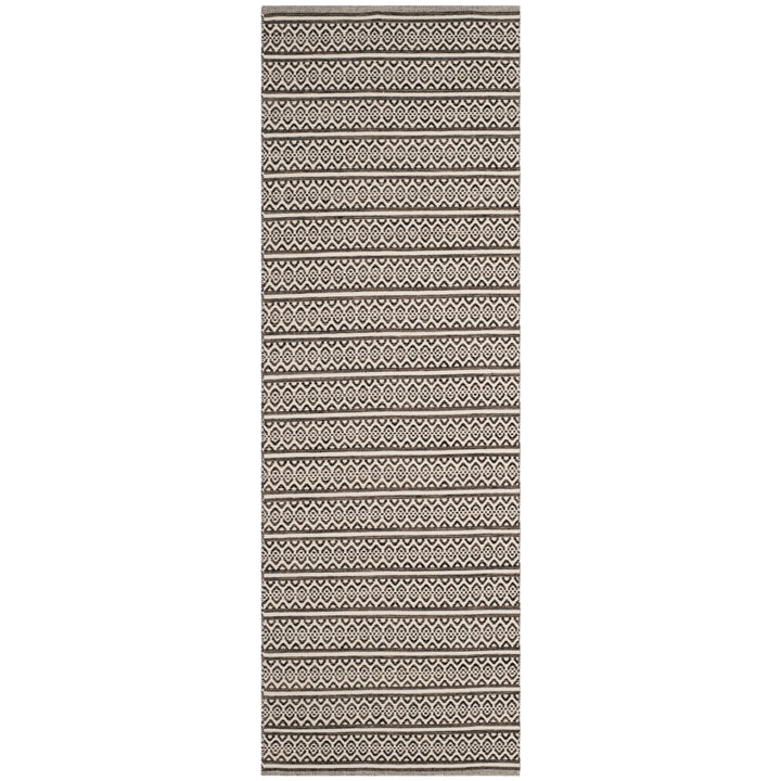 SAFAVIEH Montauk MTK341D Handwoven Ivory / Black Rug Image 2