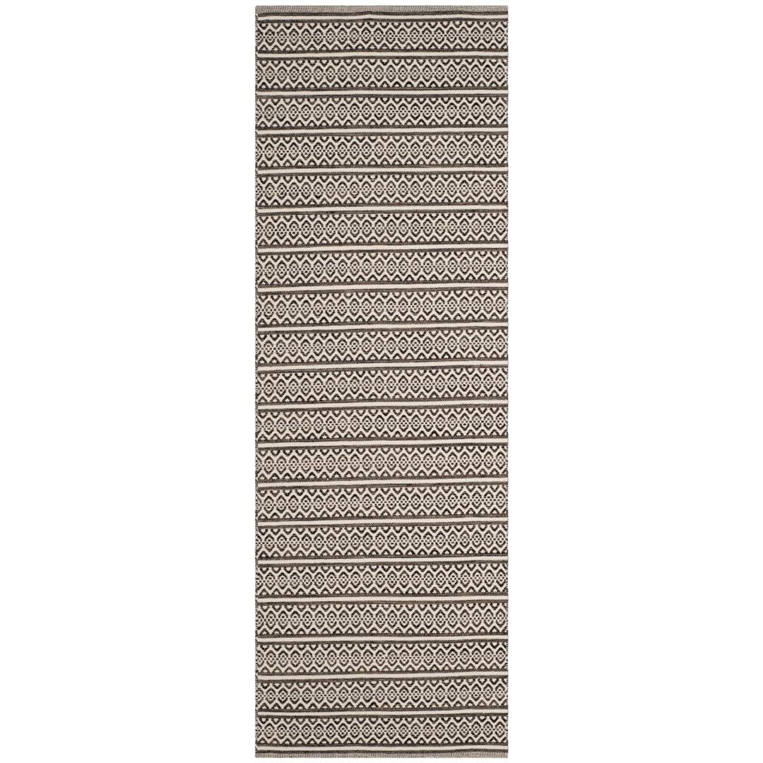 SAFAVIEH Montauk MTK341D Handwoven Ivory / Black Rug Image 1