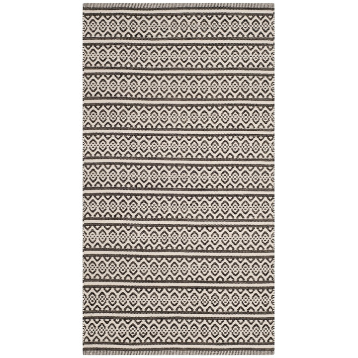 SAFAVIEH Montauk MTK341D Handwoven Ivory / Black Rug Image 1