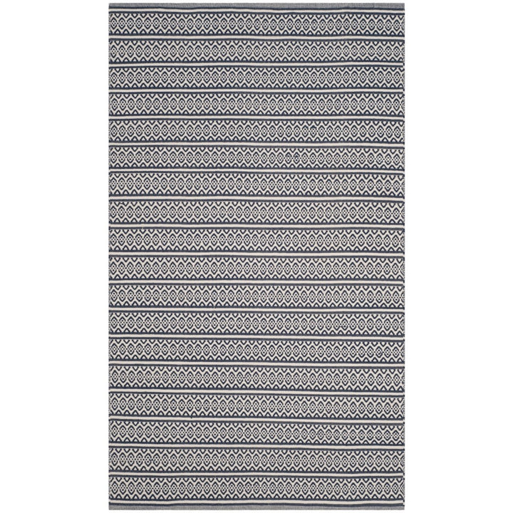 SAFAVIEH Montauk MTK341B Handwoven Ivory / Navy Rug Image 1